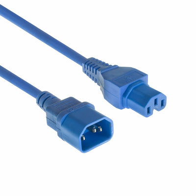 Powercord C14 - C15 Blue 5M — image 1
