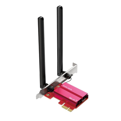 Mercusys Pci Express Wi-Fi 7 Triband And Bluetooth 5.3 MA37BE BE6500 2882MPS 6GHZ 2 Antenas — image 1