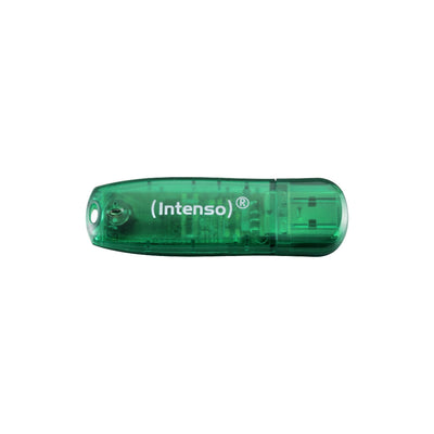 Intenso USB Flash Drive 8GB 3502460 Rainbow Line Green — image 1