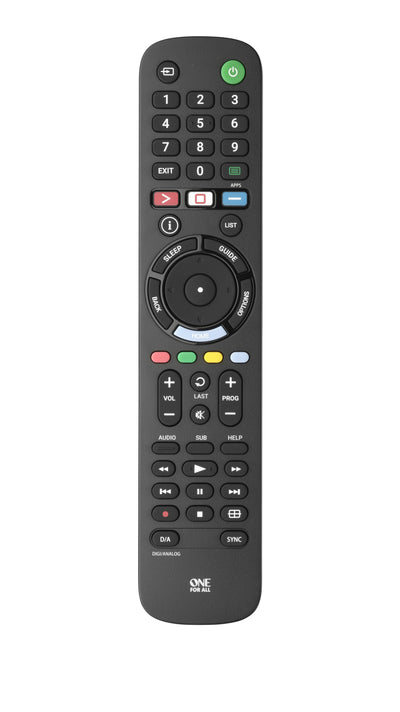 One For All Remote Control Tvs Sony — image 1