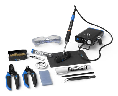Ifixit Set Of Tools Soldadura Fixhub Power Series, Soldering Iron Black/Blue 100 Watts Usb-c, Estación Energía — image 1