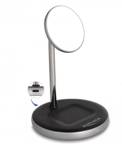 Delock Wireless Charger 2 In 1 With 5W / 7,5W / 10W / 15W - Qi