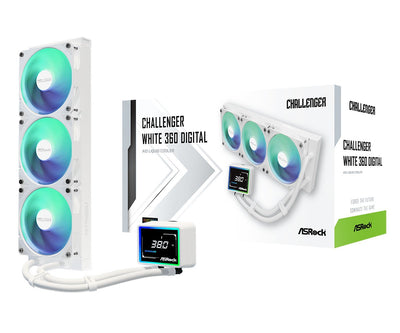 Asrock Refrigerador Liquido CPU Challenger 360 Digital ARGB White — image 1