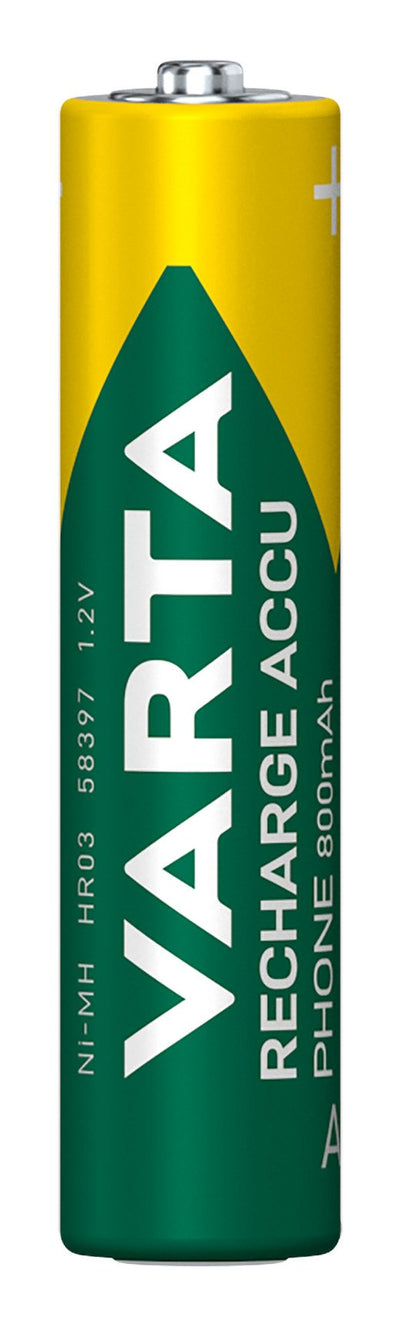 Varta Batteries Recargables Phone Aaa HR03 800MAH 2 Pieces — image 1