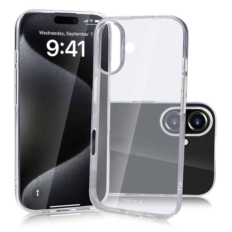 Nevox Styleshell Flex, Case Transparent Phone Mobile Phone Iphone 16 Plus 4250686413670.0