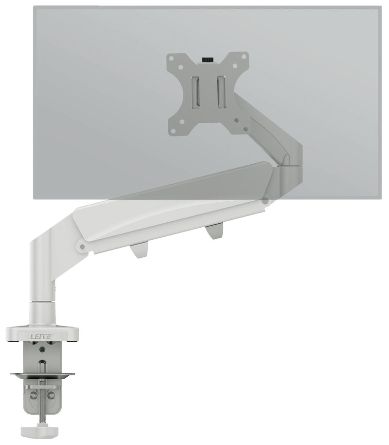 Leitz Ergo Single Monitor Arm Grey 550X110X520