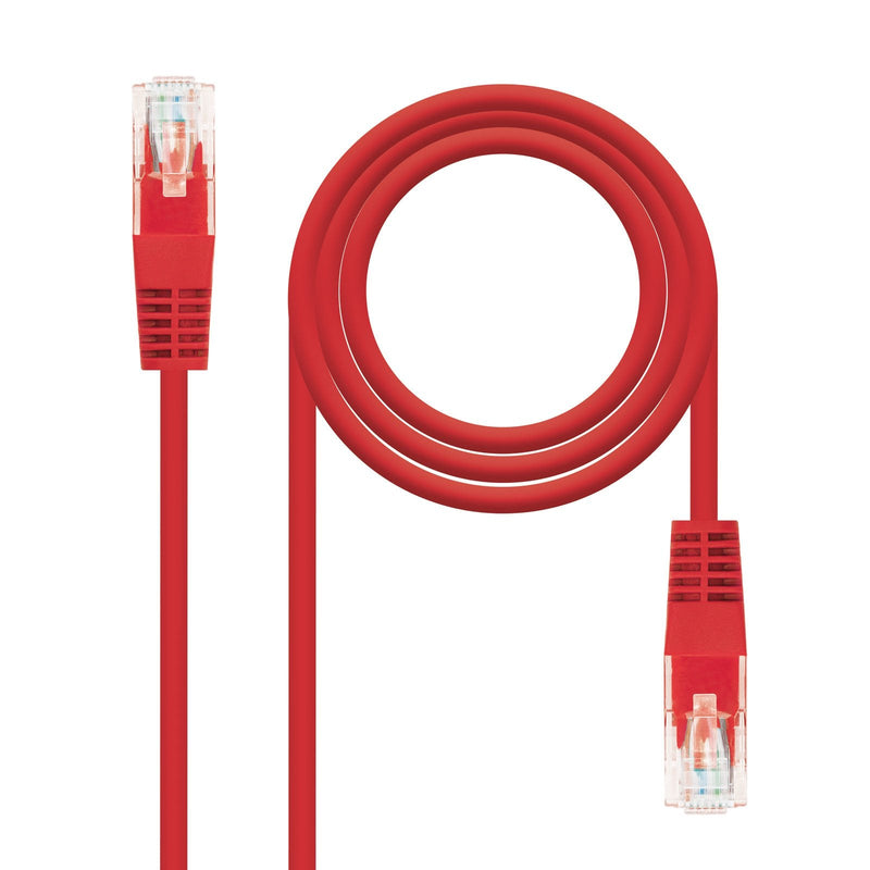 Nanocable Network Cable RJ45 CAT.6 UTP AWG24 3M - Red