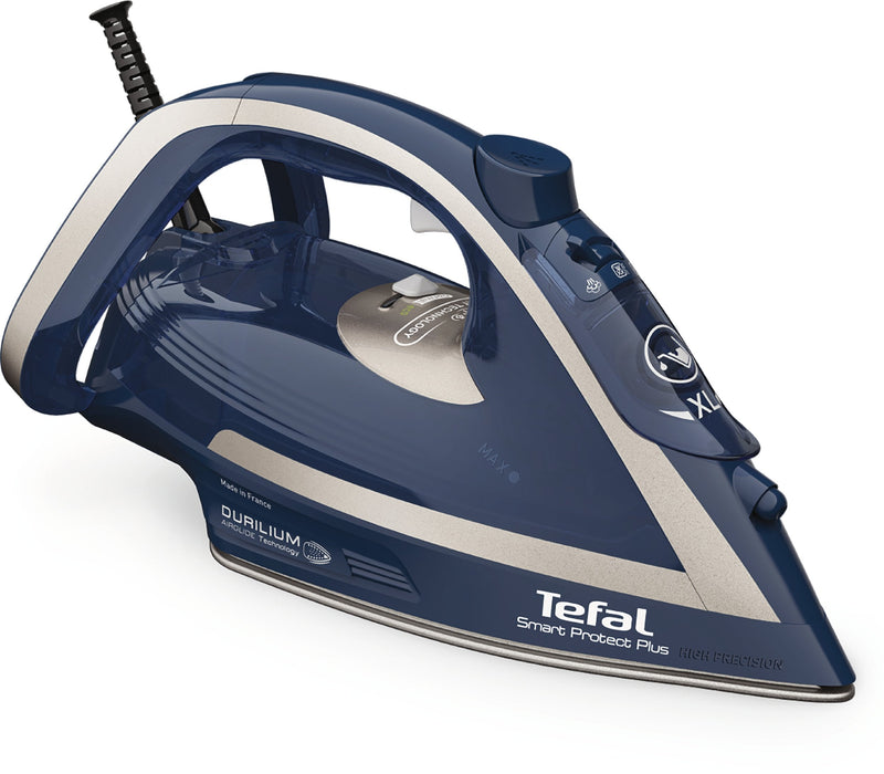 Tefal Straightener Steam Straightener Smart Protect Plus FV6872 Dry & STEAM2800 W Blue