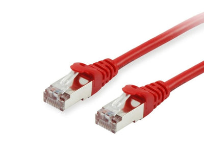 Equip Network Cable CAT.6A S/FTP 2x RJ45 15.00M Red Lszh — image 1