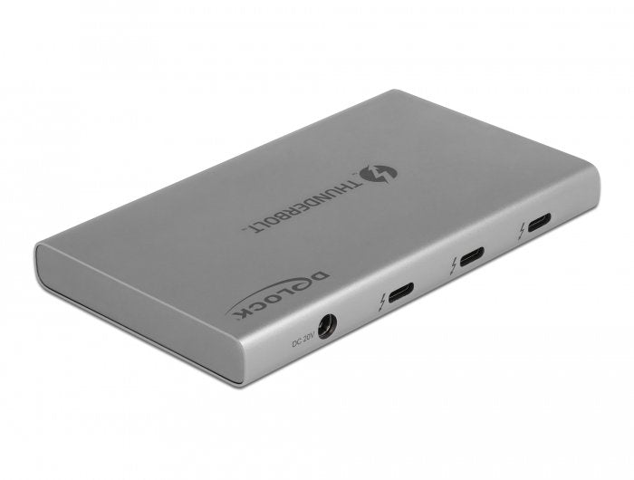 Delock Hub Thunderbolt™ 4 3 Ports With Port Superspeed USB 10Gbps Tipo-a - 8K