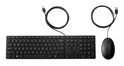 HP Keyboard German + Mouse Wired Desktop 320MK, 9SR36AAABD — image 1