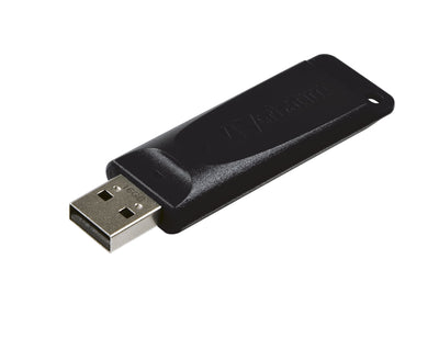 Verbatim USB Flash Drive 2.0 16GB Store'n' Go Slider Black — image 1