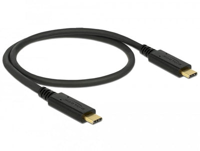 Delock 83042 USB Cable 3.1 GEN2 C E-marker 3A 0.5M Black — image 1