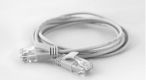 Wantecwire UTP, Cable Extra Thin CAT.6A, D 2,8MM, White Length 0,25M