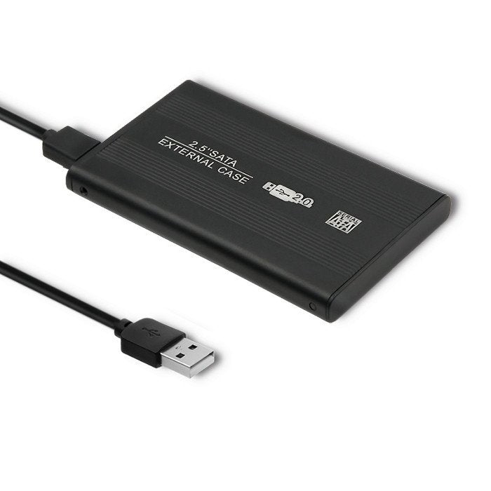 Qoltec 51856 External Enclosure HDD / SSD Black 2.5