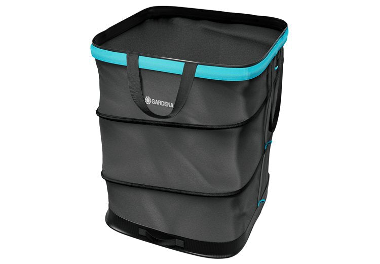 Gardena Bag Residuos Garden Popup Rectangular Size M Black/Turquesa, 127 Litros 11715-20