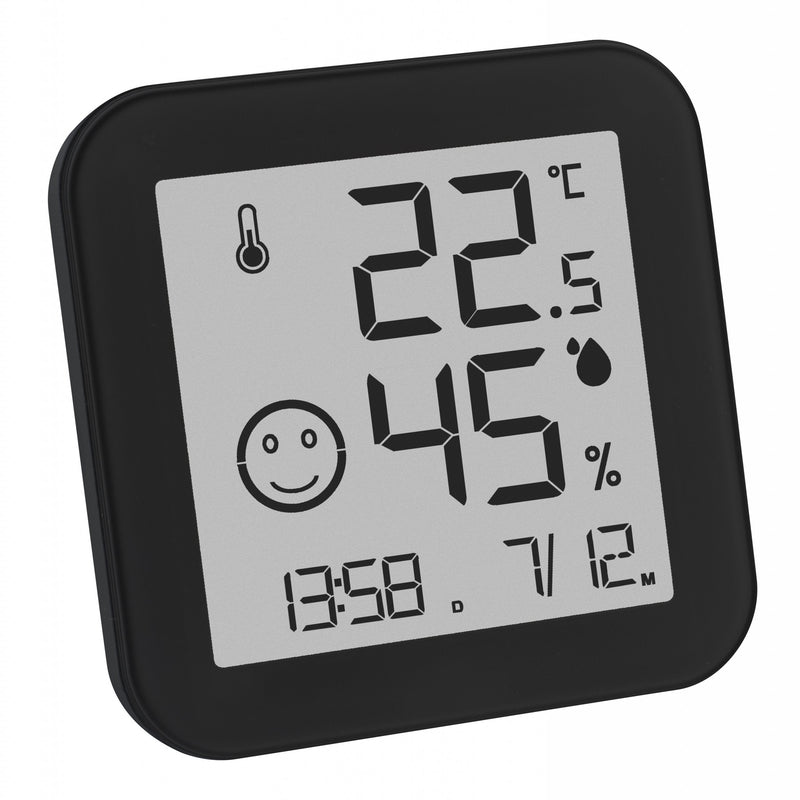 Tfa-dostmann 30.5054.01 Thermometer Ambiental Estación Meteorológica Electrónica Indoor Black White