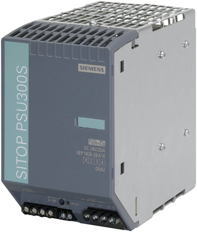 Siemens 6EP14362BA10 Sitop PSU300S 20A Geregelte Power Eing. 3P 400-500VAC — image 1