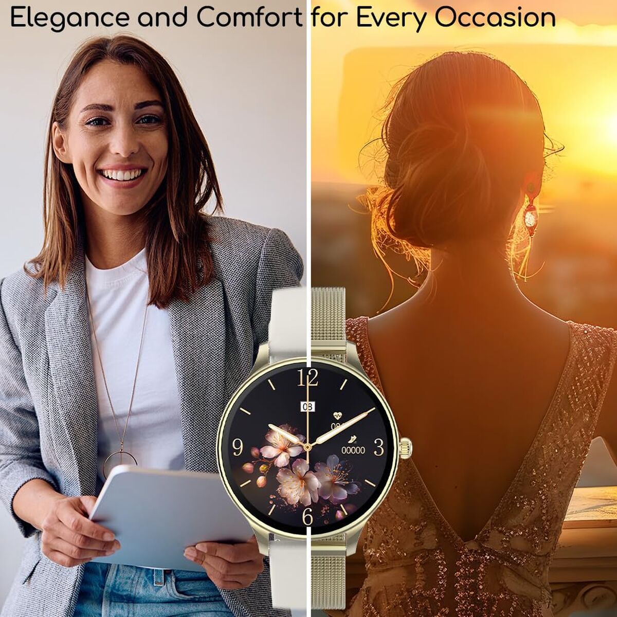 Forever Smartwatch Forever Gsm180307 Rose Gold