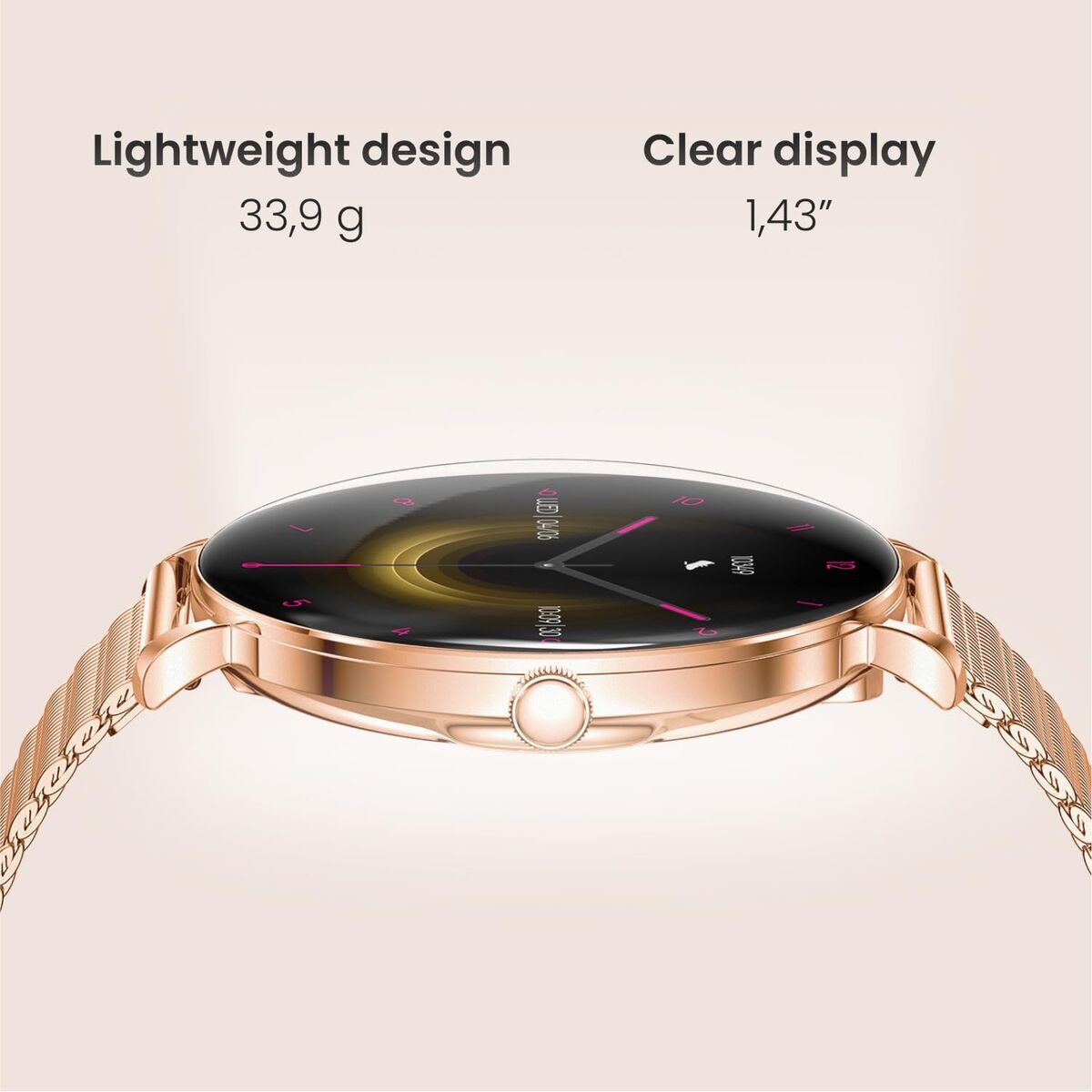 Forever Smartwatch Forever Gsm193533 Rose Gold 1,43"