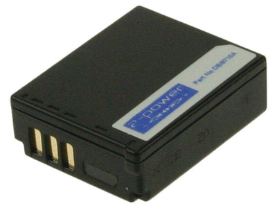 2-POWER Digital Camera Battery 3.7V 1000MAH Panasonic Lumix DMC-TZ1 DBI9710A — image 1