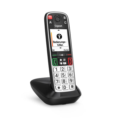 Gigaset Easy 500 Dect-ladebasis With 1 X Handset (sos / Ls Life Style) - Black — image 1