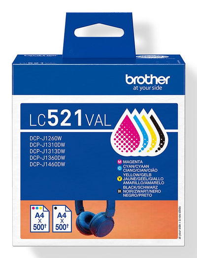 Brother Ink LC-521VAL Farbtintenset — image 1