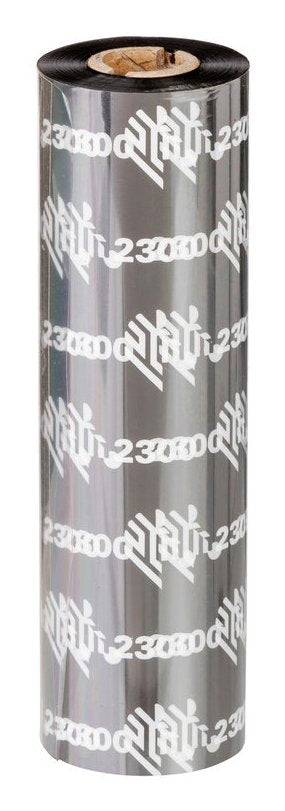 Zebra 2300 Wax Tape Thermal 450M Black — image 1