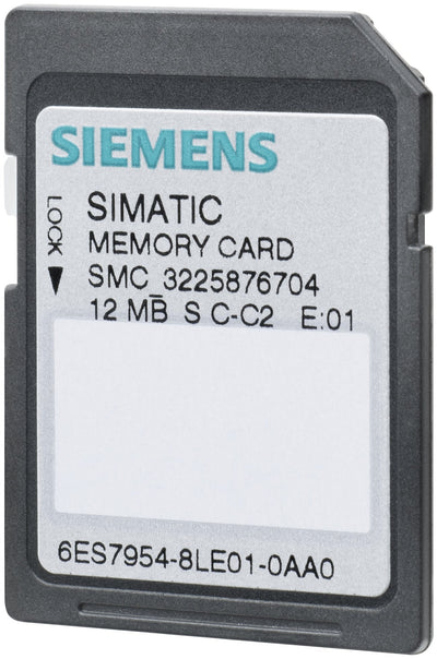 Siemens Memory Card 6ES7954-8LE04-0AA0 F.S7-1X00 CPU SINAMICS,3 3V Flash 12MB — image 1