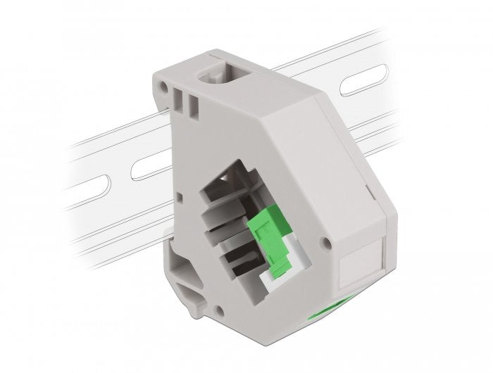 Delock Adapter Carril Din With Keystone Sc Simplex Female a Sc Simplex Female