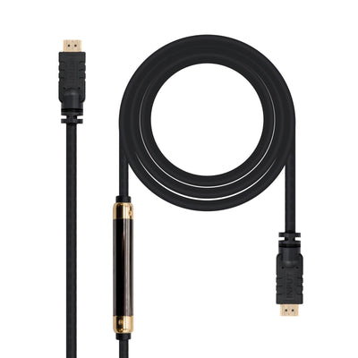 Nanocable HDMI Cable V1.4 With Repetidor Male a HDMI V1.4 Male 25M - High Speed - Black — image 1