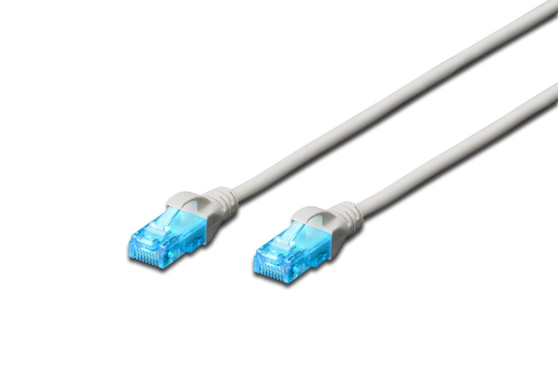 Digitus Network Cable RJ45 U/UTP Cobre CAT.5E 15M Grey