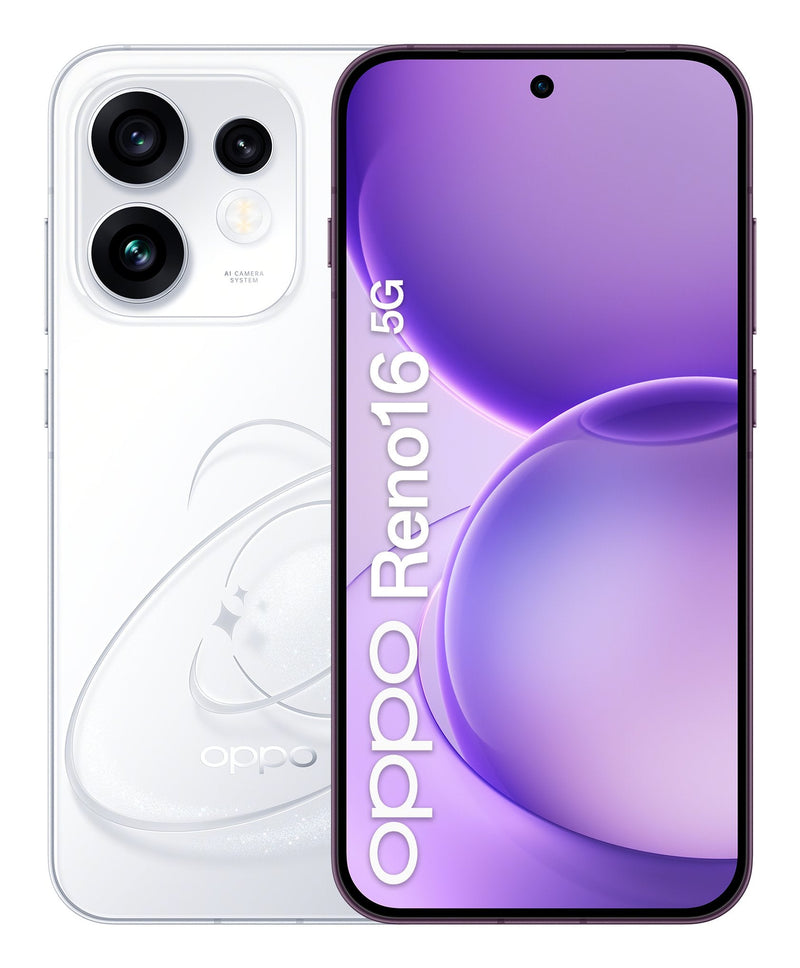 Oppo RENO16 5G Dual SIM 8GB RAM 512GB - White