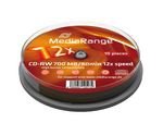 Mediarange Cd-rw 700MB 10PCS Spindel 12X