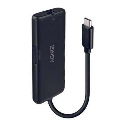 Lindy 43358 Base Laptop And Replicador Ports Alámbrico USB 3.2 Gen 1 (3.1 Gen 1) Type-c Black — image 1