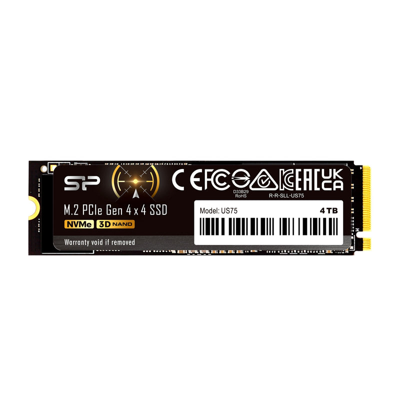 Silicone Power SSD US75 2TB M.2 PCIE NVMe GEN4X4 NVMe 1.4 7000 6500MB S