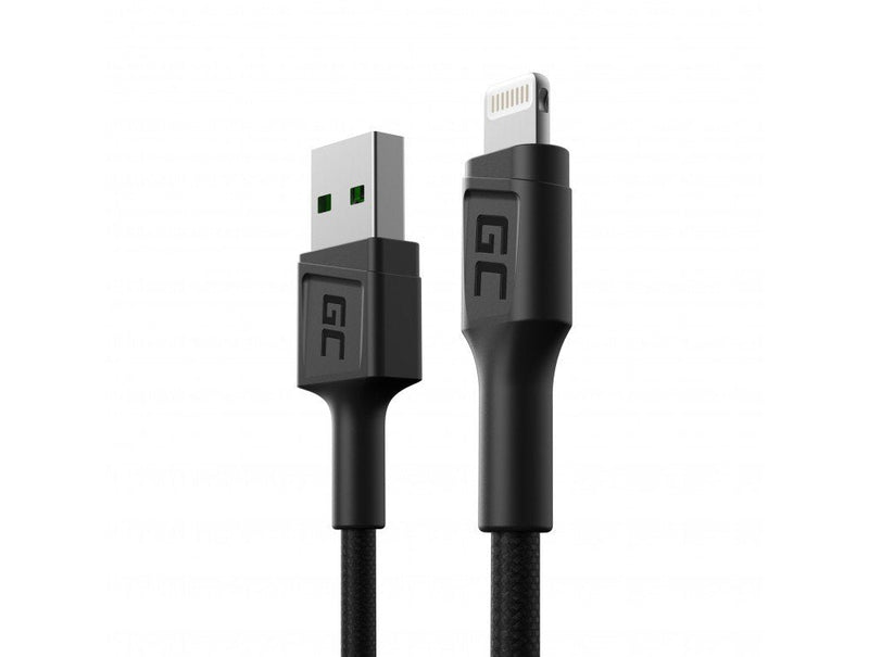 Green Cell Cable Gc Powerstream USB-A - Lightning 30CM Charging Fast Apple 2.4A