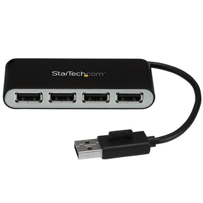 StarTech.com Concentrador Ladrón USB 2.0 4 Ports With Cable Integrado Hub Laptop USB 2.0 4 Ports Alimentado Bu — image 1