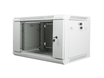 Lanberg Cabinet Rack 19 Assembly Wall 6U / 600X450 Autoarmas (paquete Flat Grey — image 1