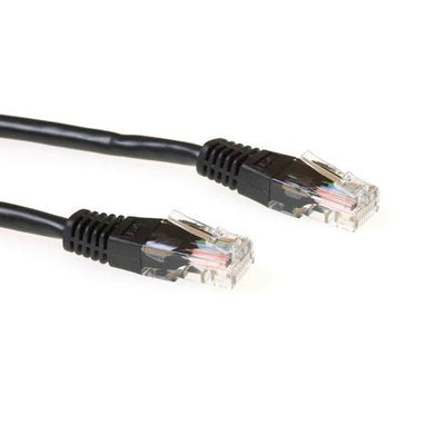 Black 15 Meter U UTP CAT.5E Patch Cable With RJ45 Connectors — image 1