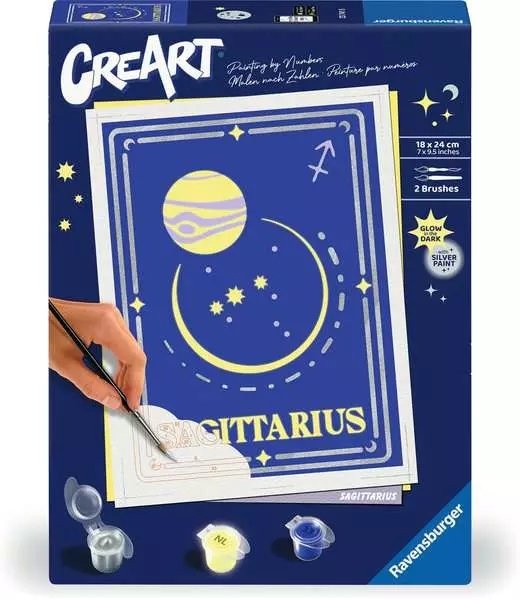 Ravensburger Creart - Signo Zodíaco Sagitario, Pintura 23741