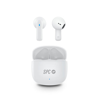 Spc Headphones Bluetooth Zion 2 Play With Case Charging Battery Life 7H Stick Short 30MM White — image 1