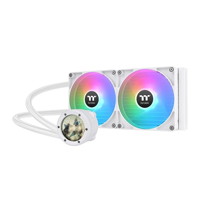 Thermaltake TH280 V2 Ultra ARGB Sync All-in-one Liquid Cooler Snow Edition, Refrigeración Water White