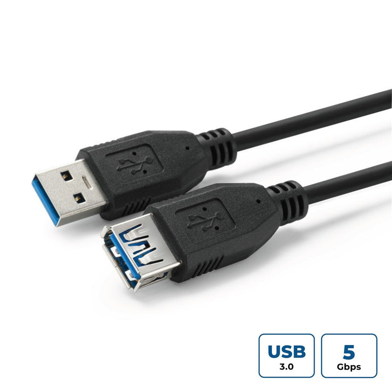 Microconnect USB3.0AAF05B USB Cable USB 3.2 Gen 1 (3.1 Gen 1) 0,5M USB a Black