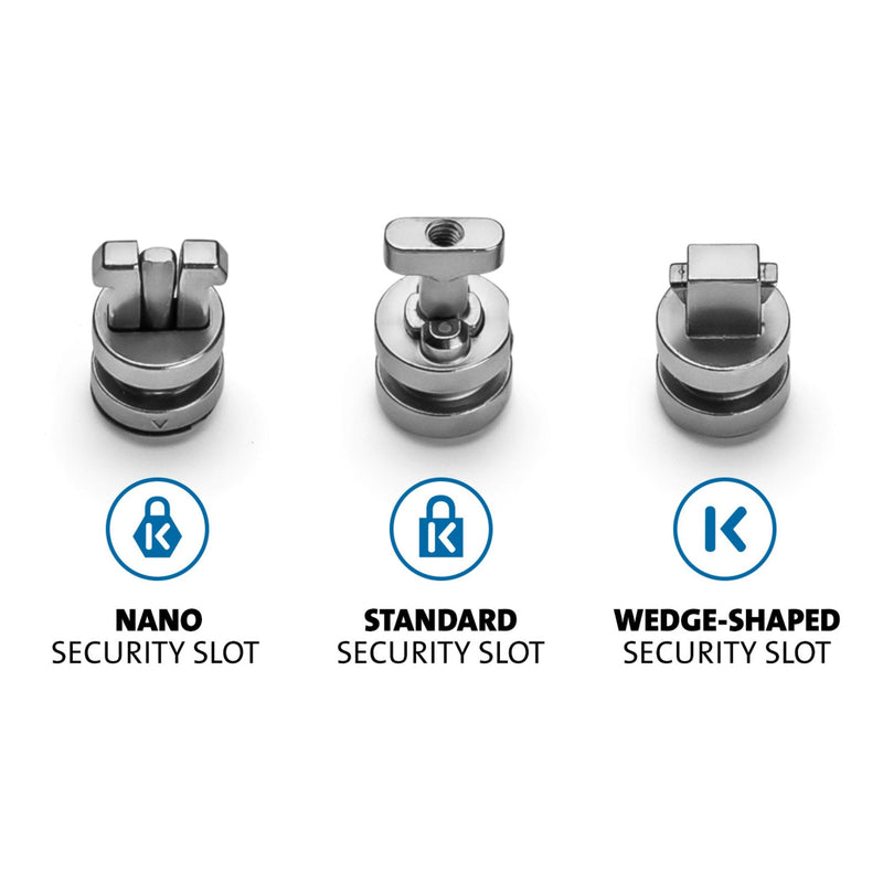 Kensington K68001WW Accesorio Padlock Cable Anchor Steel Inoxidable 3 Pieces