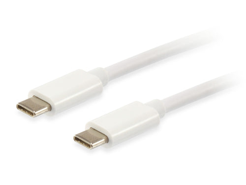 Equip USB Cable Platinum USB-C Male a USB-C Male 1M White — image 1