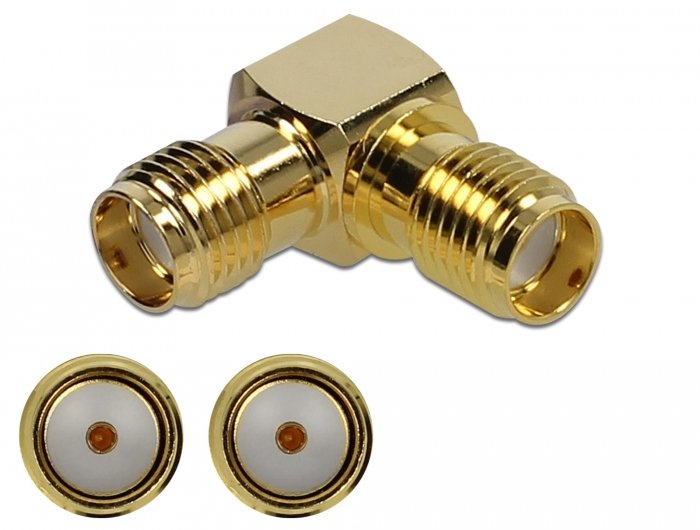 Delock Adapter Sma Female a Sma Female 90° 10GHZ