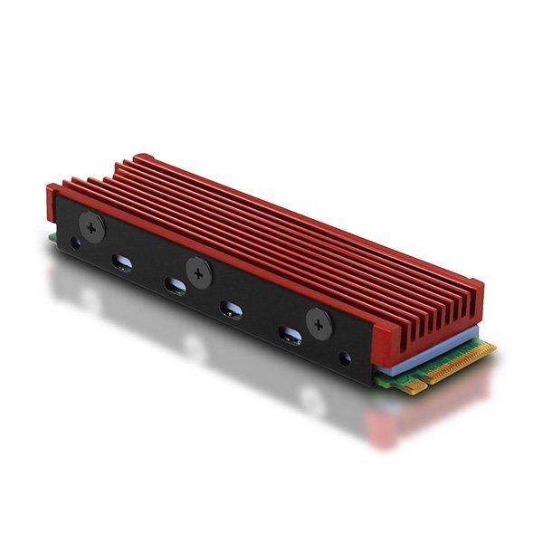 Axagon CLR-M2 Disipador Thermal/Radiator SSD M2 Black Red
