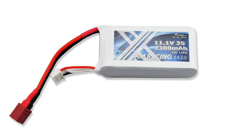 Amewi Rcz Battery Lipo 3S 11,1V 1300MAH 40C Softcase Deans