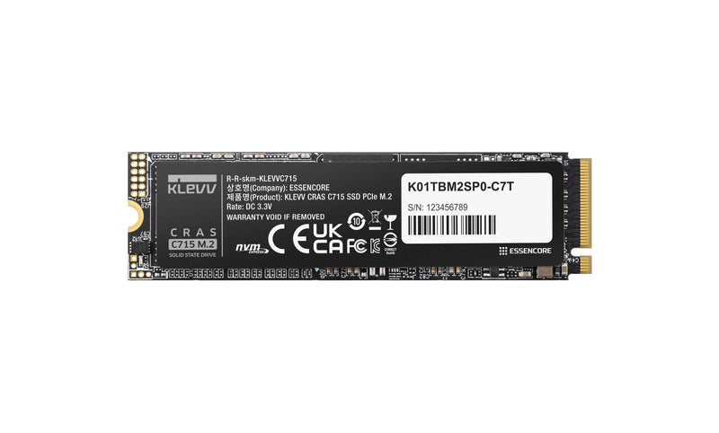 Klevv SSD C715 - 256GB - M.2 2280 - PCIE 3.0 X4 NVMe